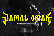 Metallon - Metal Decorative, a Blackletter Font by Indotype Foundry (Thumbnail 4 of 10)