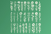 58 Art Nouveau vertical flowers, a Decorative Illustration by Stanislav Kharchevskyi (Thumbnail 2 of 4)