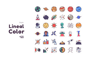 36 Space Icons