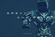 Space Gome - Futuristic Display Font, a Serif Font by Koplexs Studio (Thumbnail 5 of 10)