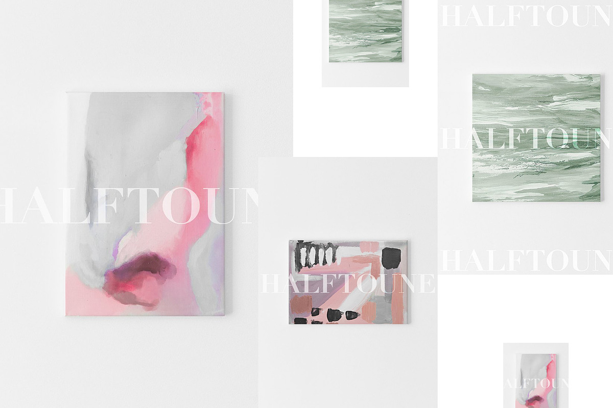 Clean & Minimal Canvas Mock Bundle, a Mockup by HALFTOUNE (Photo 2 of 5)