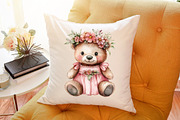 Teddy Bear Watercolor Clipart, an Illustration by Sublimation Artist (Thumbnail 6 of 6)