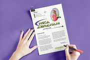 Creative Y2k CV Resume Pack, a Resume Template by Neermana (Thumbnail 4 of 5)
