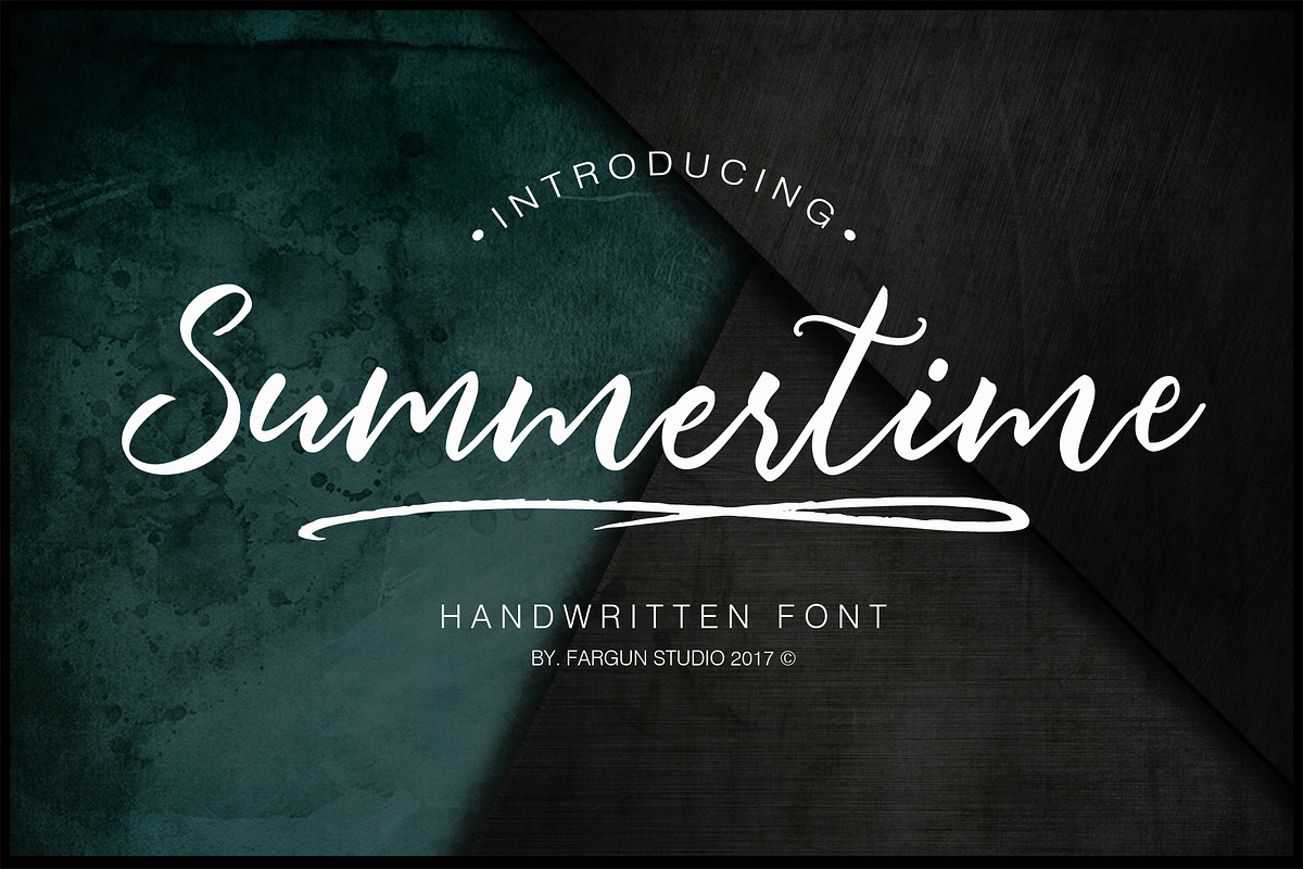 Summertime Script + Swash