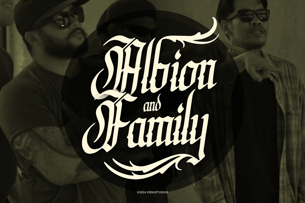 Syclone | Blackletter Typeface, a Blackletter Font by Denustudios (Photo 5 of 12)