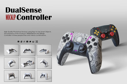 DualSense Controller Mockup