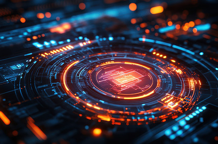 Abstract technology design featuring, a Background Photo by Pixeness