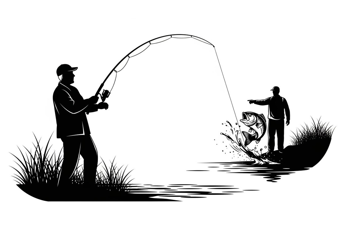 Fishing Silhouette Vector Bundle, an Illustration by hafijul (Photo 47 of 51)