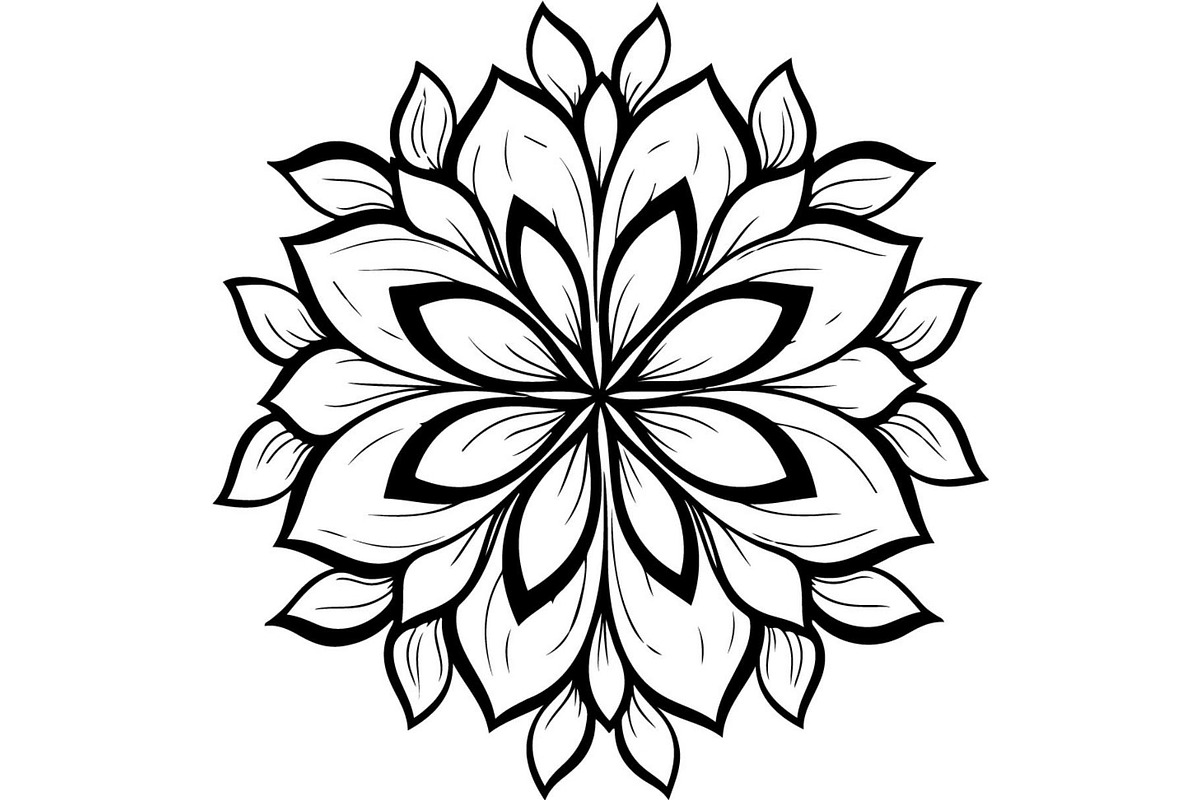 Decorative Mandala Flower, an Object Graphic by Designer_Momina (Photo 4 of 20)
