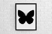 Butterfly Silhouette SVG, an Animal Illustration by newminddesign (Thumbnail 2 of 3)