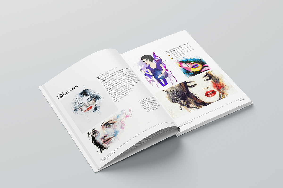 Graphic Design Portfolio, a Brochure Template by obidullah_01 (Photo 17 of 17)