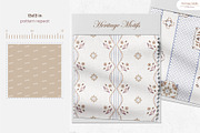 Heritage Motifs - Seamless Patterns, a Pattern Graphic by InaCorart (Thumbnail 7 of 12)
