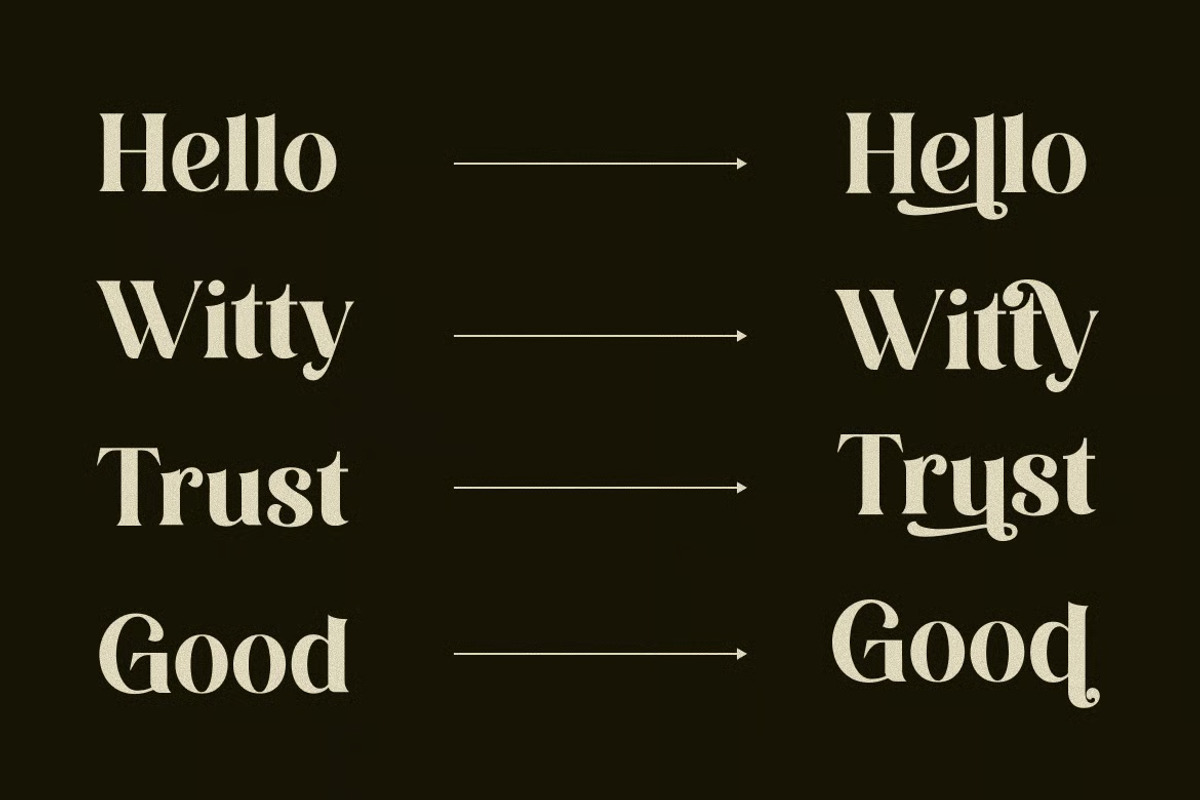 Quvera - Elegant Serif Display Font, a Serif Font by Brand Earth (Photo 3 of 7)