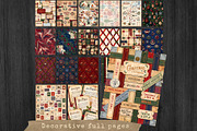 Christmas Correspondence journal kit, a Seasonal Illustration by ThatsDesignArt (Thumbnail 8 of 20)