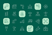 Animated Leadership Icon Art Set, an Outline Icon by Prosymbols (Thumbnail 3 of 4)