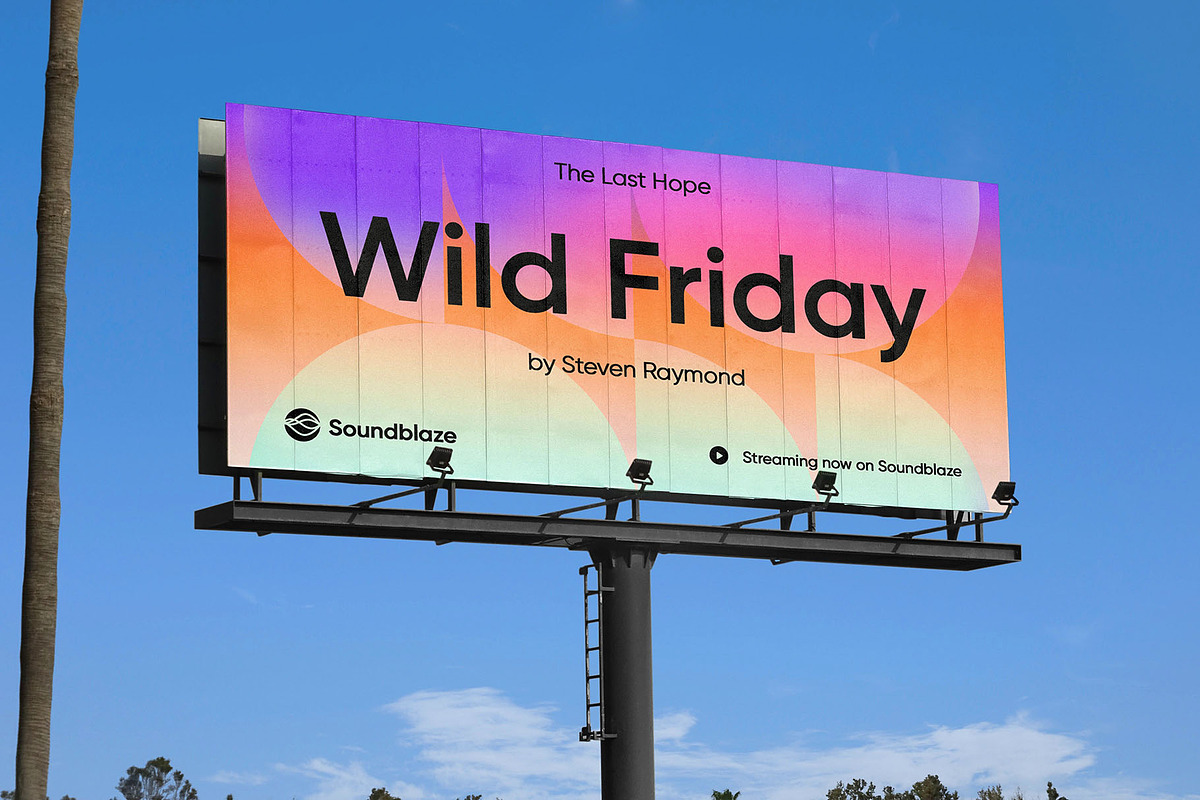 Billboard Poster Street Mockup, an Advertising Mockup by Asylab (Photo 3 of 5)