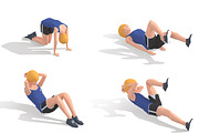 Exercise Animations Bundle Woman, a Characters & Person 3D Model by Daniel Mikulik (Thumbnail 4 of 14)