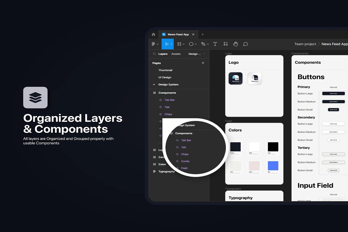 News App UI KIT, an UI Kit Template by Lumina_ui_ux202 (Photo 2 of 6)