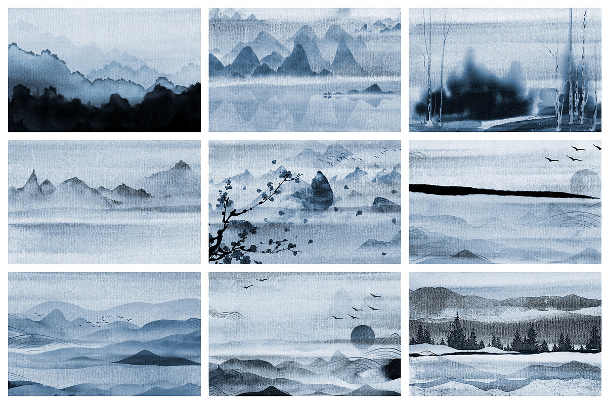 Canvas Texture Landscape, a Texture Graphic by sibel dayı (Photo 7 of 7)