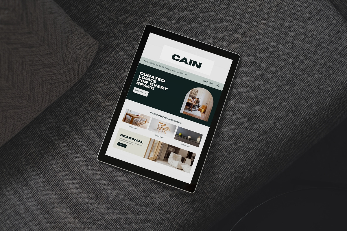 CAIN FONT - MODERNDISPLAY SAN SERIF, a Sans Serif Font by BURSTYPE (Photo 9 of 9)