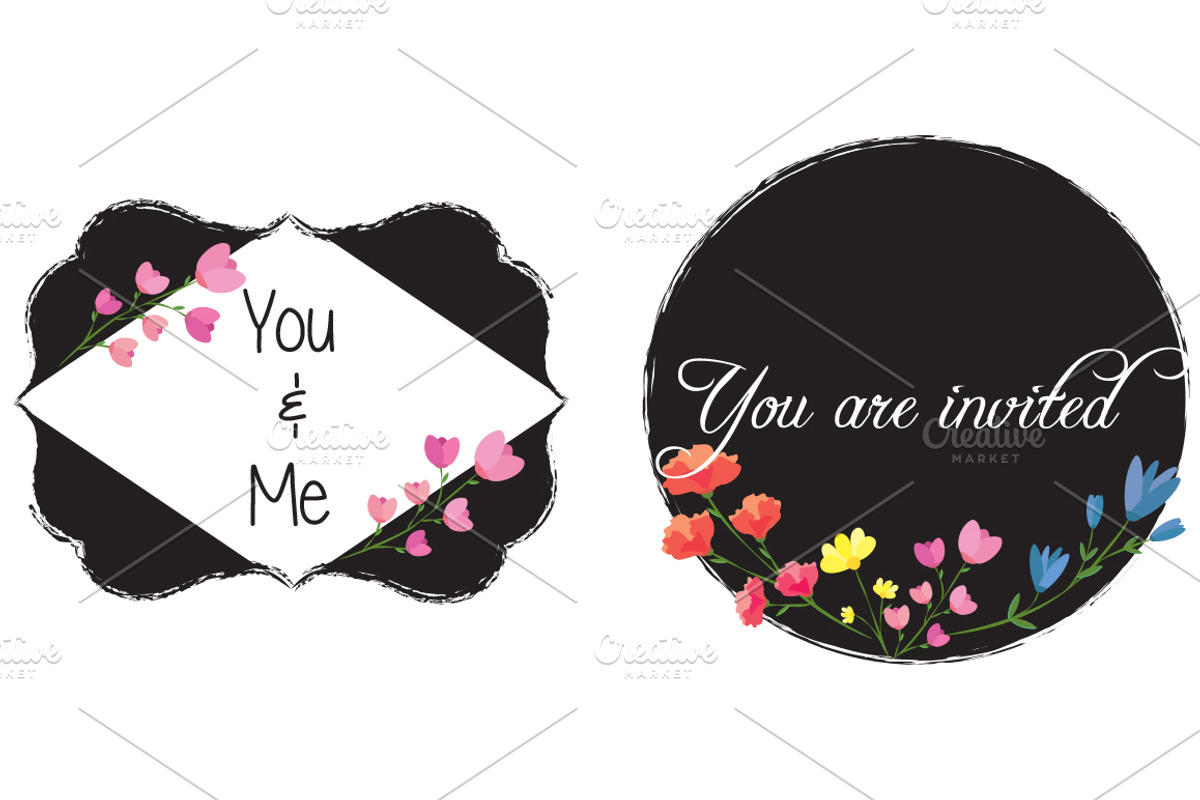Flowers Clipart and Frames, an Illustration by lavinialorena (Photo 4 of 5)