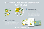 Watercolor Floral Design Set Lemons, an Illustration by Anna Studio (Thumbnail 5 of 11)