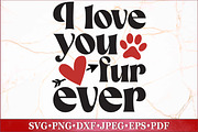 Valentine Dog Bundle SVG, a Seasonal Illustration by RossiGalleria (Thumbnail 15 of 16)