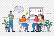 Collaborative Data Analysis, a Work Illustration by Partikusi Design (Thumbnail 3 of 3)
