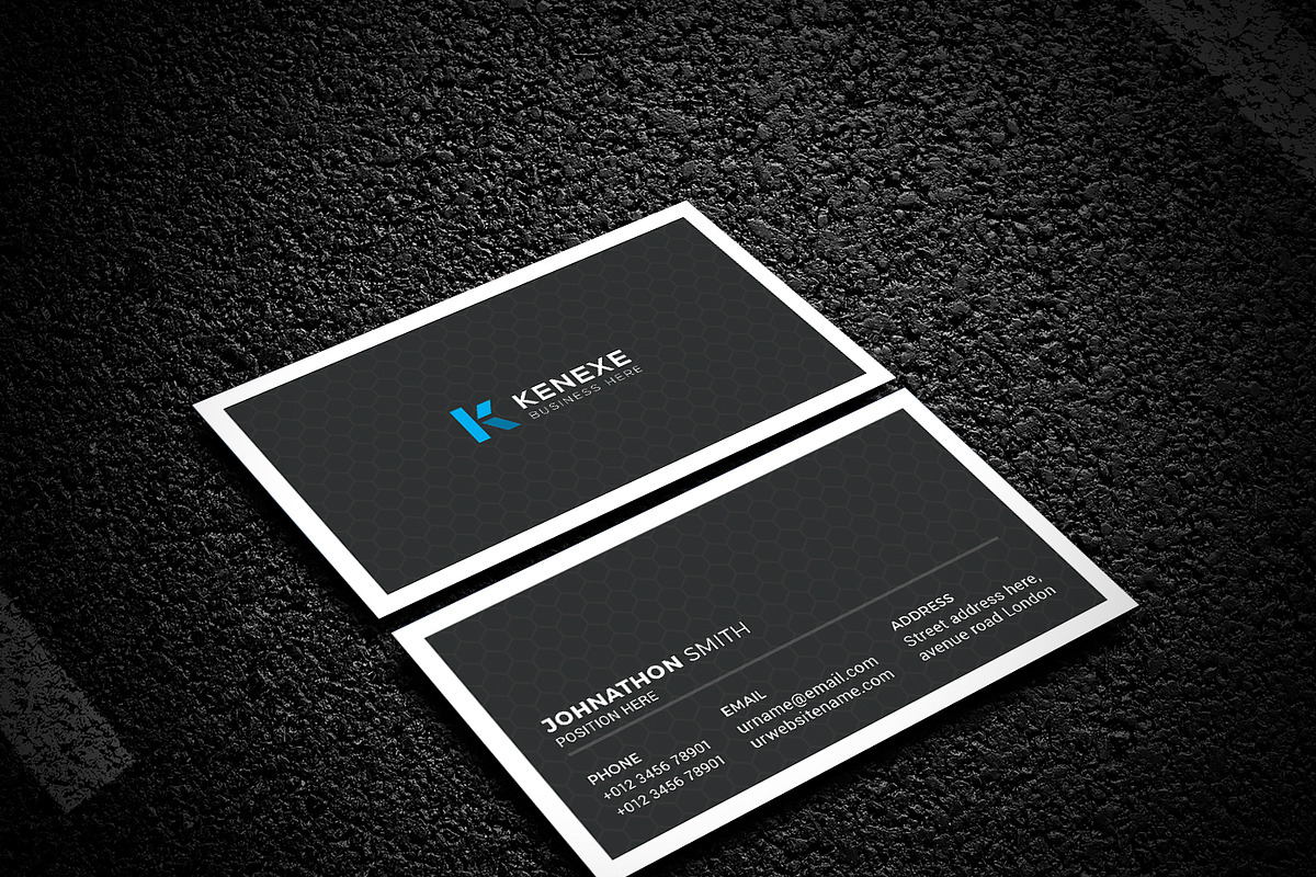 Cool Business Card Template, a Business Card Template by Creative_Arts (Photo 3 of 3)
