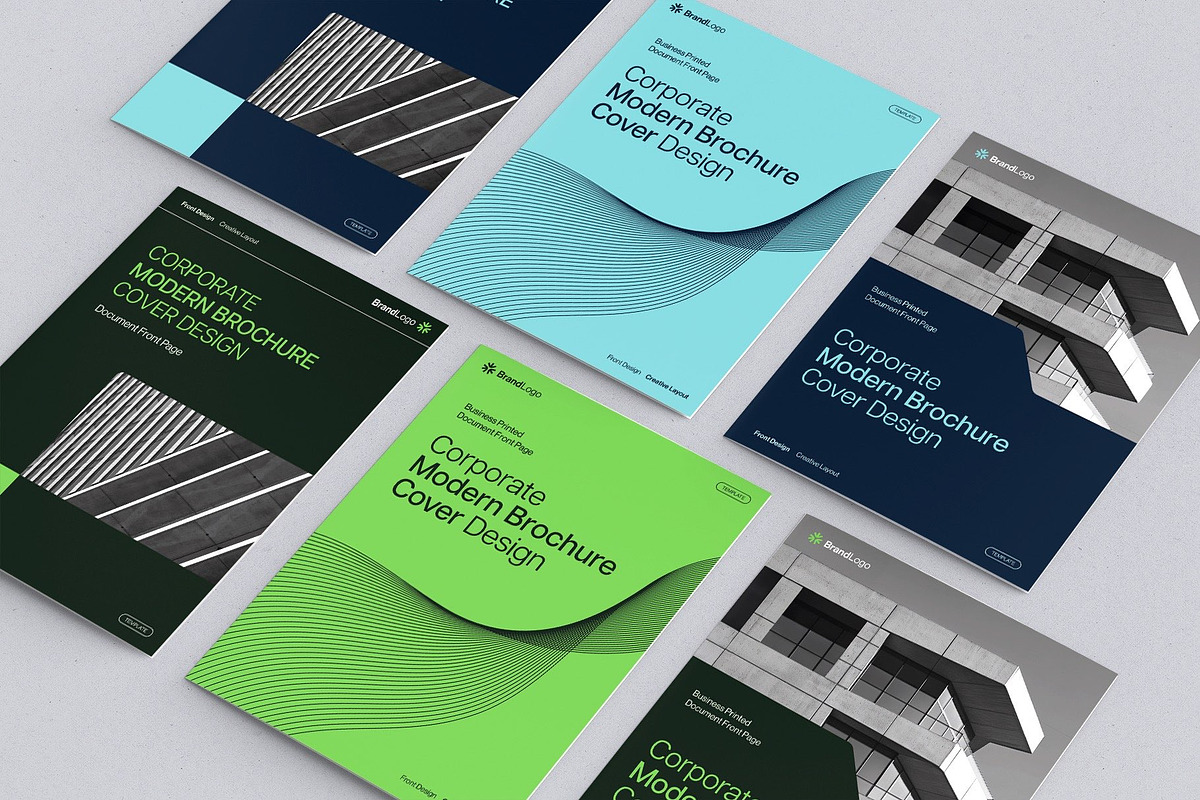 Modern Minimal Brochure Cover Templa, a Brochure Template by BrandPacks (Photo 5 of 6)