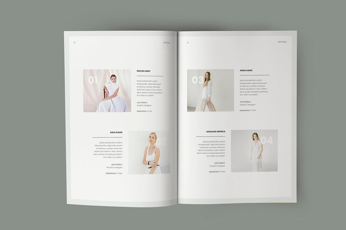 Business Proposal Template, a Brochure Template by HR Studio (Photo 7 of 14)