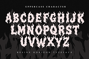 Beside Horizon | Natural Death Metal, a Symbol Font by Masyafi Studio (Thumbnail 5 of 8)