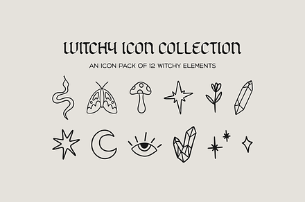 Witchy Icon Collection Pack
