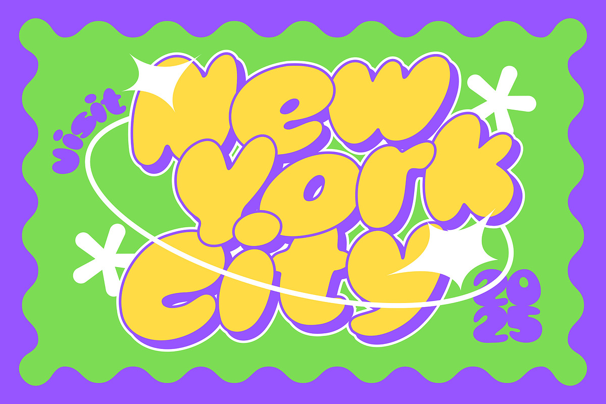 Kylope - Bubble Font, a Sans Serif Font by Snape Design Studio (Photo 11 of 12)