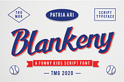 Blankeny Fun Script Typeface, a Script Font by Patria Ari (P4tcreativa) (Thumbnail 2 of 8)