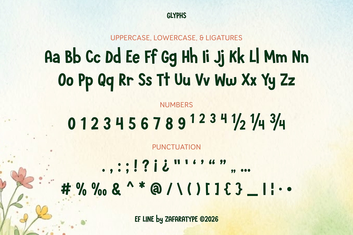 EF Calippo, a Sans Serif Font by Zafara Studios (Photo 3 of 6)