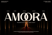 Amoora - Stylish Ligature Serif Font, a Sans Serif Font by Font Liner (Thumbnail 1 of 10)