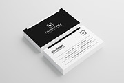 Modern Minimal Business Card, a Business Card Template by Shahjhan (Thumbnail 2 of 2)