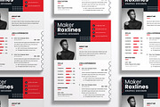 Elegant Stylish CV Resume Design, a Resume Template by dokudokunomi (Thumbnail 4 of 4)