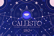 Callisto - Cosmic Clipart Collection, a Decorative Illustration by Leila Divine (Thumbnail 1 of 11)