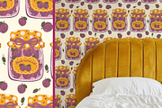 Vintage Jam Jars patterns & clipart, a Food Illustration by Carpet Tapete Pretzel (Thumbnail 10 of 13)