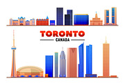 Toronto Canada city skyline, an Illustration by Sky and glass (Thumbnail 2 of 5)