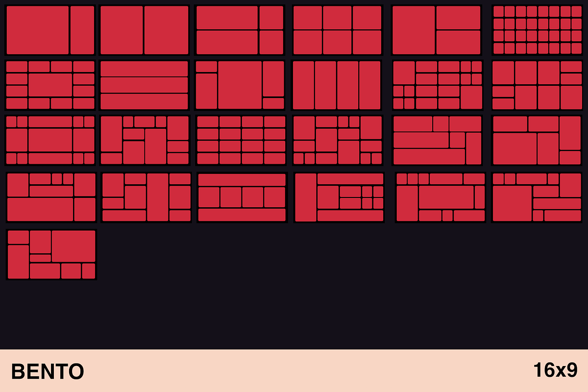 BENTO CARDS, a Marketing Template by Headquarters (Photo 2 of 5)