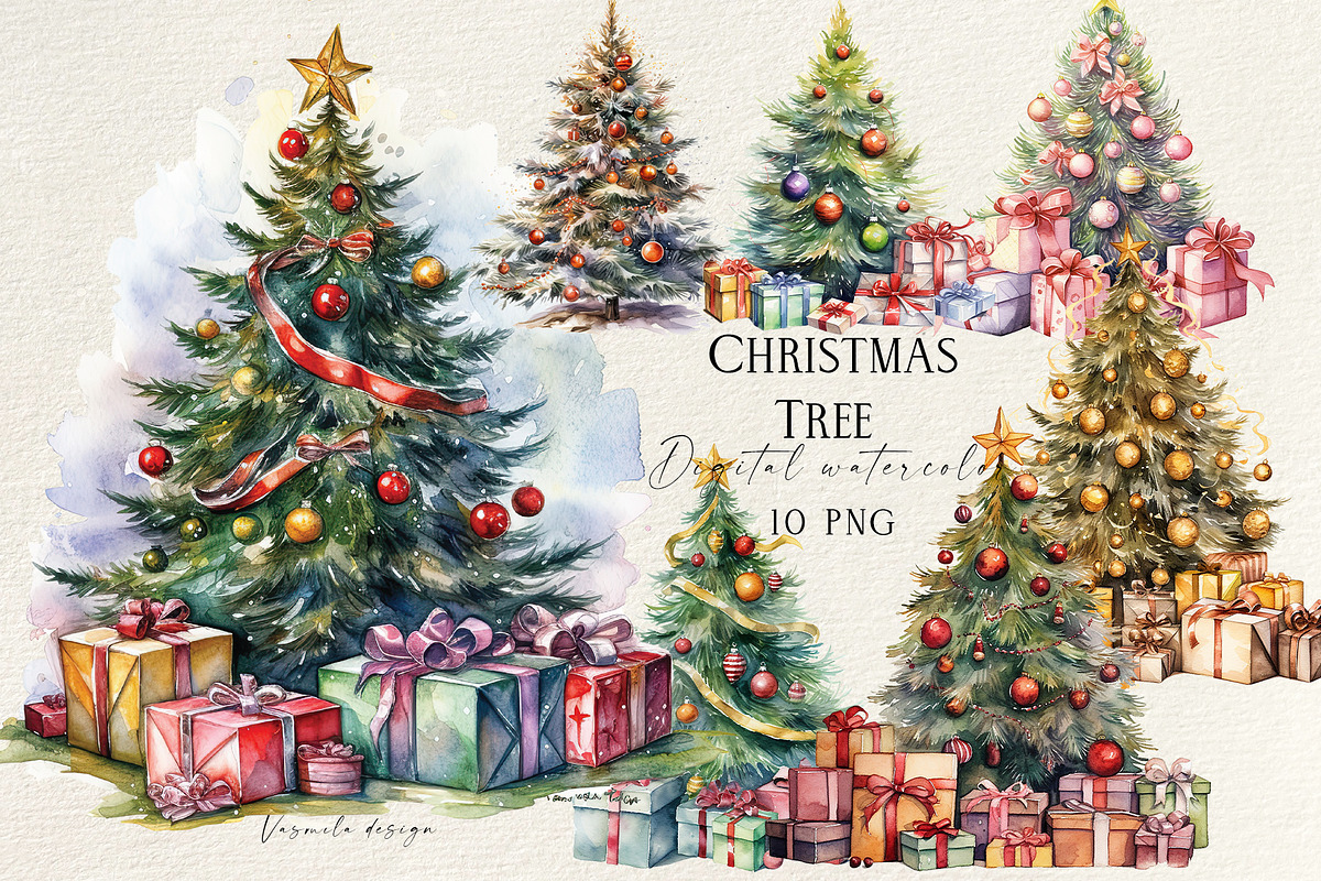 Christmas Bundle, a Seasonal Illustration by Vasmila (Photo 18 of 21)