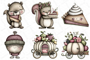 Whimsical Thanksgiving Clipart Bundl, an Illustration by DreamPrint404 (Thumbnail 3 of 7)