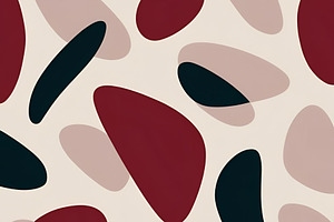 Brown and black oval shapes abstract, an Abstract Photo by ComfortQ