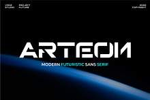 Arteon – Modern Futuristic font