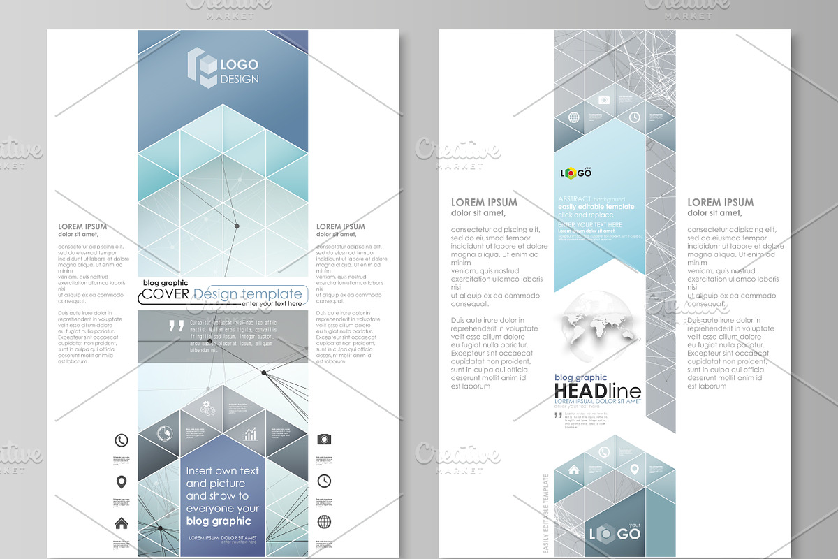 Mega Pack templates, a Brochure Template by VectorShop (Photo 63 of 102)
