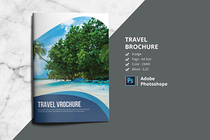 Travel Agency Brochure, a Brochure Template by Template Shop