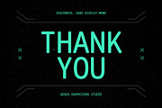 Spacemoid, a Sans Serif Font by graphicook (Thumbnail 10 of 10)